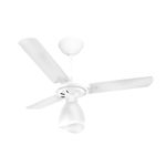 VENTILADOR TETO NEW DELTA LIGHT BRANCO/BRANCO 127V