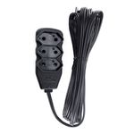 EXTENSAO 2 X 0.75MM 10A 5M PRETA