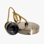 Pendente Metal E-27 Chumbo
