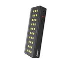 KIT C/ 5 LUMINARIAS DE EMERGENCIA 30 LEDS PRETA