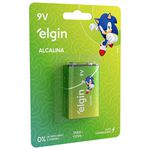 Bateria Alcalina Elgin - 9V