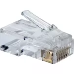 KIT 100 CONECTORES MACHO RJ45 CAT5.E 