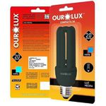 Lâmpada Luz Negra 3U 3U 20W 220V - Ouro Lux