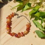Pulseira Ágata de Fogo - Criatividade e Vitalidade