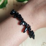 Pulseira Obsidiana Negra - Proteção e Autoconhecimento