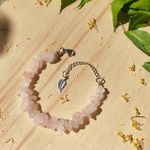 Pulseira Quartzo Rosa - Amor Próprio e Cura Emocional