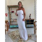 Vestido Alça Fina - Off White