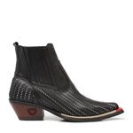 Botina Country Masculina Higgins Semi Cromo Preto