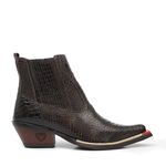 Botina Country Masculina Croco Café