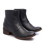 Bota Country Feminina Ames Couro Preto