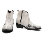Bota Country Couro Masculino Bowie Gelo 