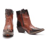 Bota Country Couro Feminino Alba Telha