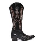 Bota Country Feminina Frisco Preta Elite Country