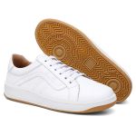 Tênis feminino em couro legítimo branco 49008CA-2771