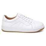 Tênis feminino em couro legítimo branco 49008CA-2771