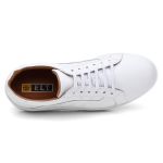Tênis feminino em couro legítimo branco 49008CA-2771