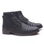 Bota Coturno ELT Masculino em Material Tecnológico Preto - 1341-C20