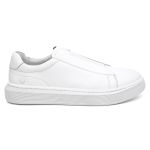 Tênis Casual Urban em Couro Legítimo Branco 53003