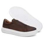 Tênis Casual Urban em Couro Legítimo Carvalho 53003