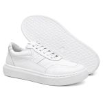 Tênis Casual Modern em Couro Legítimo Branco 53033