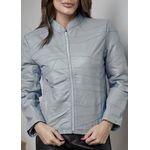 Jaqueta De Couro Pelica Patchwork Feminina Céu Bia