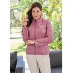 Jaqueta De Couro Pelica Patchwork Feminina Rosa Bia