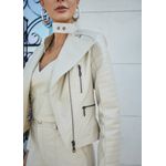 Jaqueta de Couro Feminina Off-White Luiza 