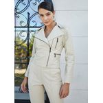 Jaqueta de Couro Feminina Off-White Luiza 