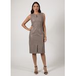 Vestido de Couro Feminino Fendi Vitória