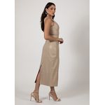 Vestido de Pelica Feminino Chanel Flora 