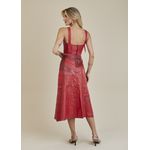 Saia De Couro Pelica Patchwork Feminina Bicolor Rubi