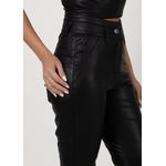 Calça de Couro Feminina Preta Samanta 