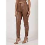 Calça de Pelica Feminina Camel Carolina
