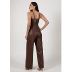 Cropped de Couro Feminino Chocolate Dayane 