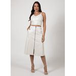 Cropped de Couro Feminino Pérola Dayane 