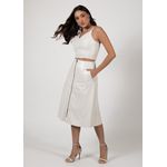 Cropped de Couro Feminino Pérola Dayane 