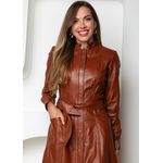 Trench Coat Pelica Whiskey Feminino 