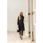 Trench Coat Pelica Preto Feminino 