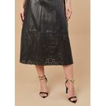 Vestido de Pelica Feminino Preto Victória