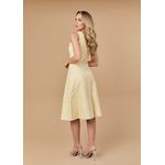 Vestido de Couro Feminino Manteiga Valentina 