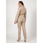 Parka em Couro Pelica Feminina Chanel Beatriz