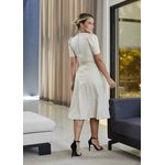 Vestido de Couro Feminino Off-white Evelyn