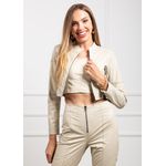 Jaqueta Couro Feminina Off-White Isa