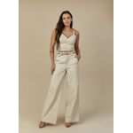 Calça de Couro Feminina Off-White Rebecca 