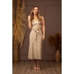 Saia De Couro Pelica Chanel Cintia 