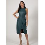 Vestido de Pelica Feminino Verde Eloise 