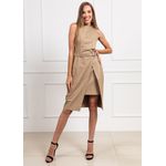 Vestido de Couro Feminino Sorvete Eloise 