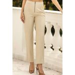 Calça de Couro Feminina Off-white Brenda
