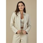 Jaqueta De Couro Feminina Off-White Luna 