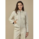 Jaqueta De Couro Feminina Off-White Luna 